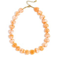 Ketting kralen Heart | Orange | Stainless Steel - wonder & melon - wonder & melon