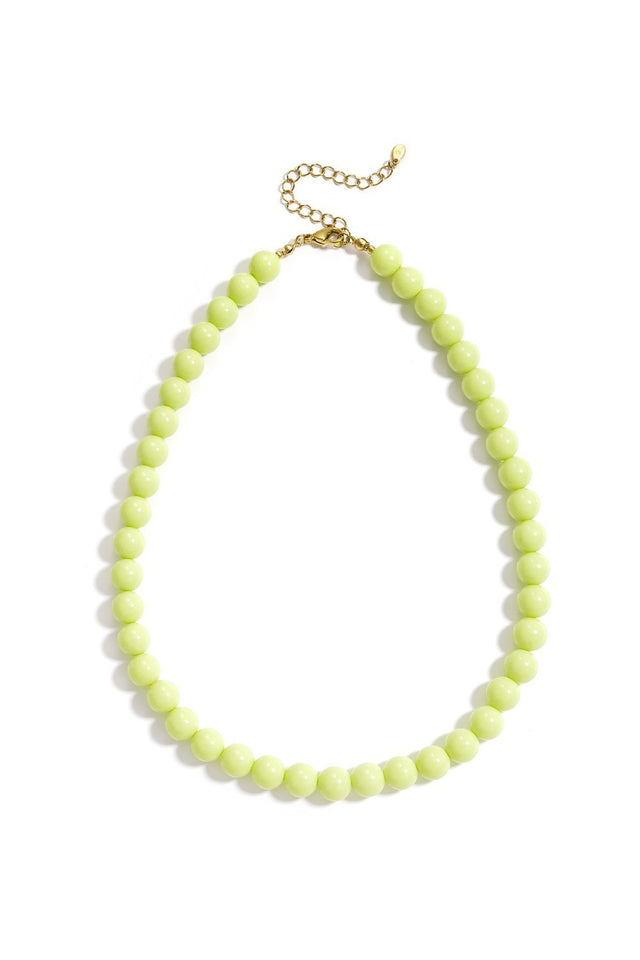 Ketting kralen | lime green | small - wonder & melon - wonder & melon