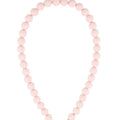 Ketting kralen Medium | Baby Pink | Stainless Steel - wonder & melon - wonder & melon
