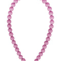 Ketting kralen Medium | Deep Pink| Stainless Steel - wonder & melon - wonder & melon