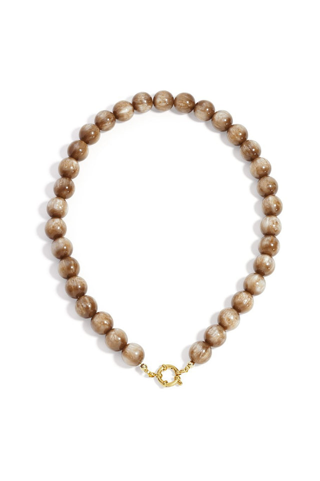 Ketting kralen Shine | Brown - wonder & melon - wonder & melon