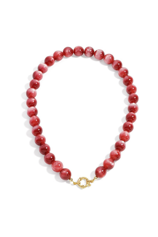 Ketting kralen Shine | Crimson - wonder & melon - wonder & melon