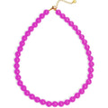Ketting kralen | Violet | Stainless Steel - wonder & melon - wonder & melon