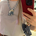 Ketting Mixed - Blue Jeans | Kiss - LaVie Denim - wonder & melon