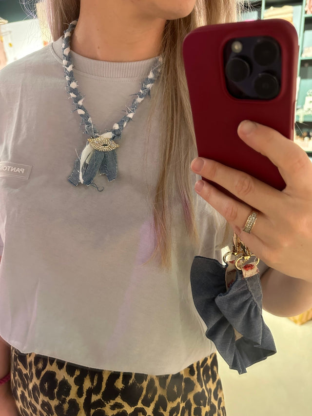 Ketting Mixed - Blue Jeans | Kiss - LaVie Denim - wonder & melon