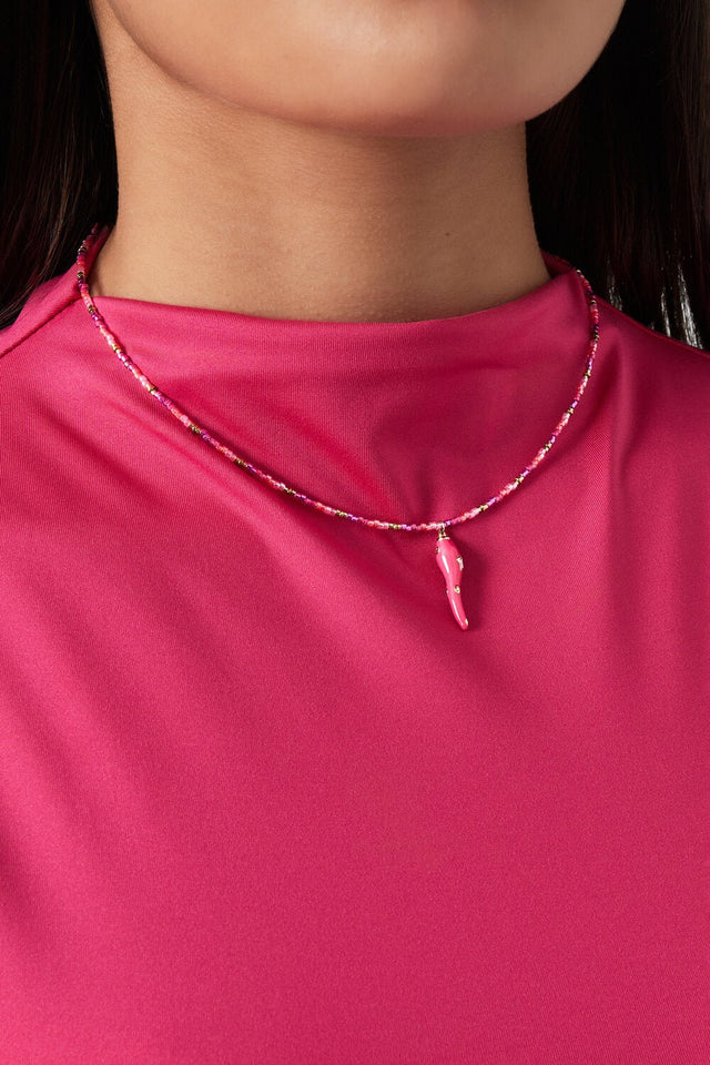 Ketting | Roze | Pepertje - wonder & melon - wonder & melon