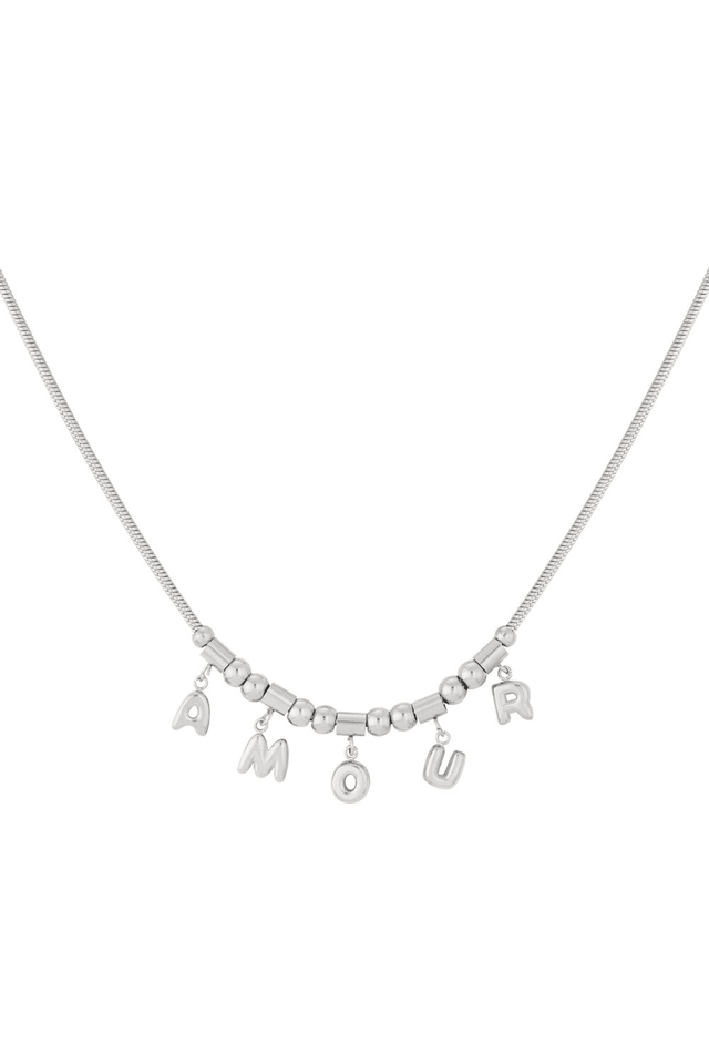 Ketting | Zilver | AMOUR - wonder & melon - wonder & melon