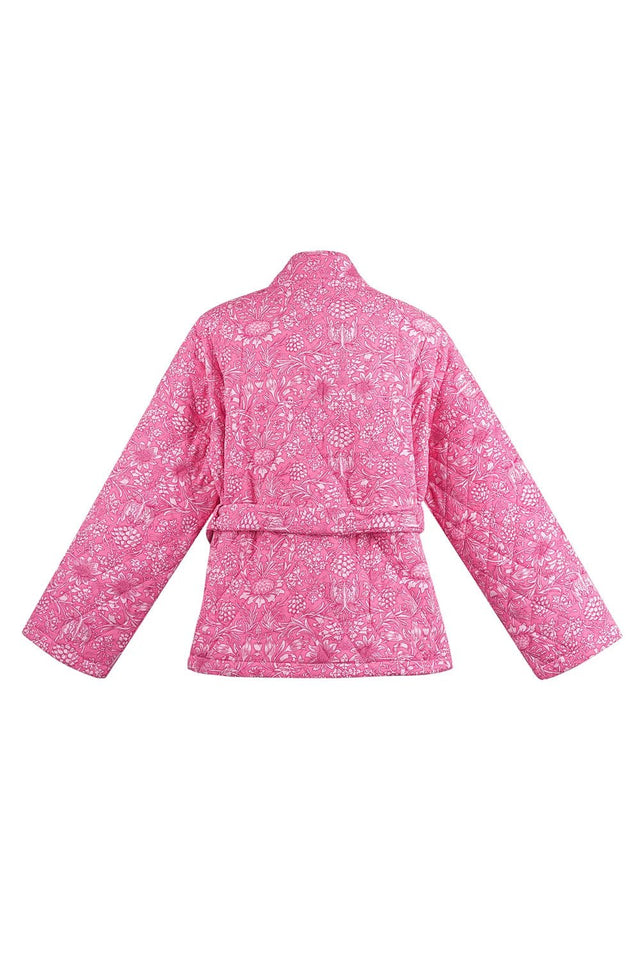 Kimono | Pink - Flower - wonder & melon - wonder & melon