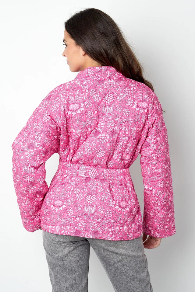 Kimono | Pink - Flower - wonder & melon - wonder & melon
