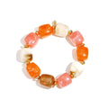 Kralen armband met glitter kraal - wonder & melon - wonder & melon