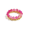 Kralen armband set | Fuchsia - wonder & melon - wonder & melon