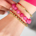 Kralen armband set | Fuchsia - wonder & melon - wonder & melon