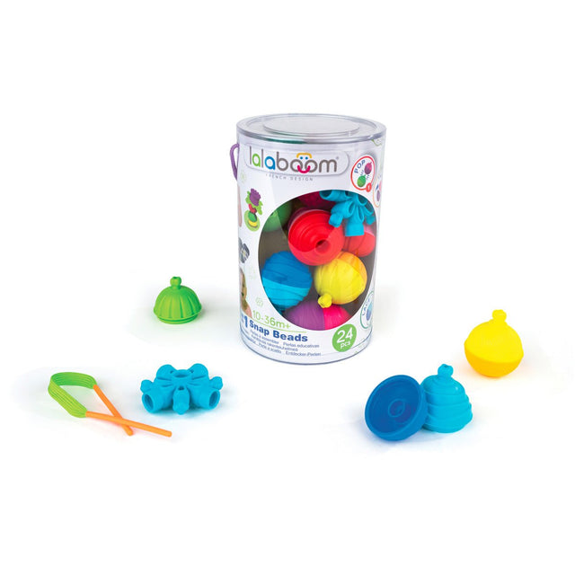 Lalaboom | Educatieve Kralen en Accessoires | 24 stuks - Lalaboom - wonder & melon