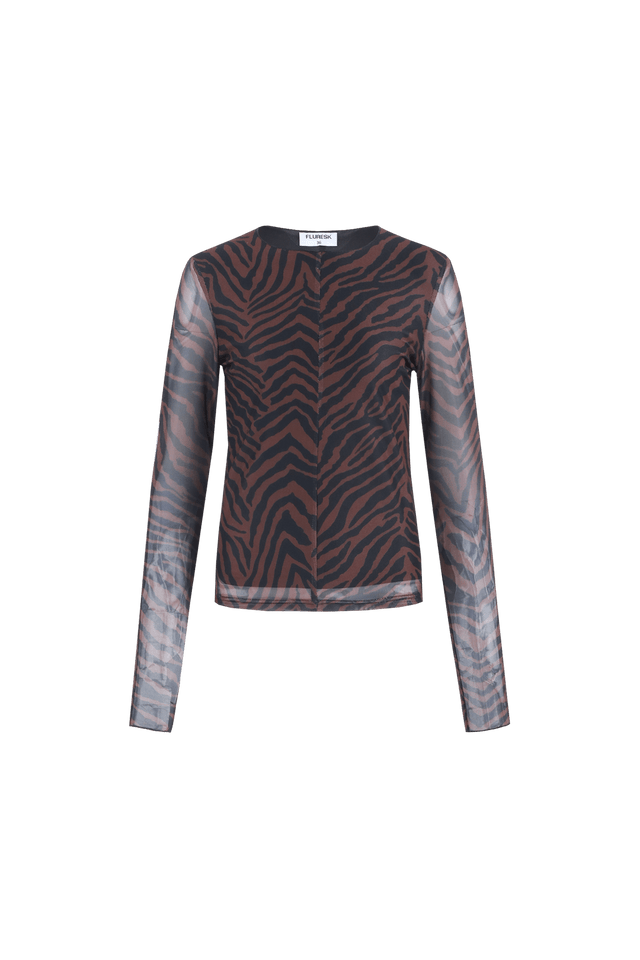 Lawrence top | Brown - Black | Fluresk - Fluresk - wonder & melon
