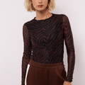 Lawrence top | Brown - Black | Fluresk - Fluresk - wonder & melon