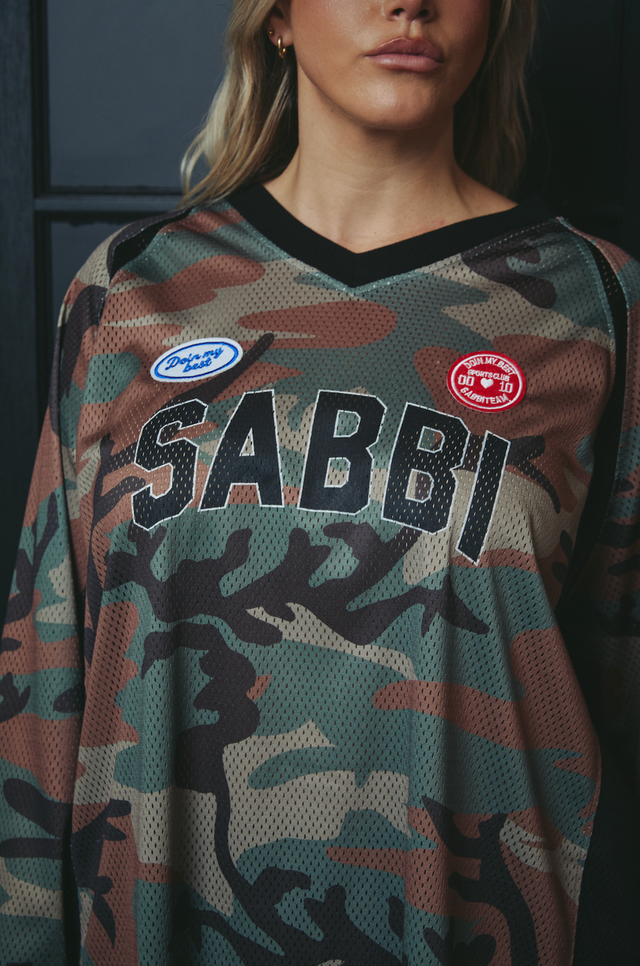 SABBI |  The 10 Mesh Top | Camo
