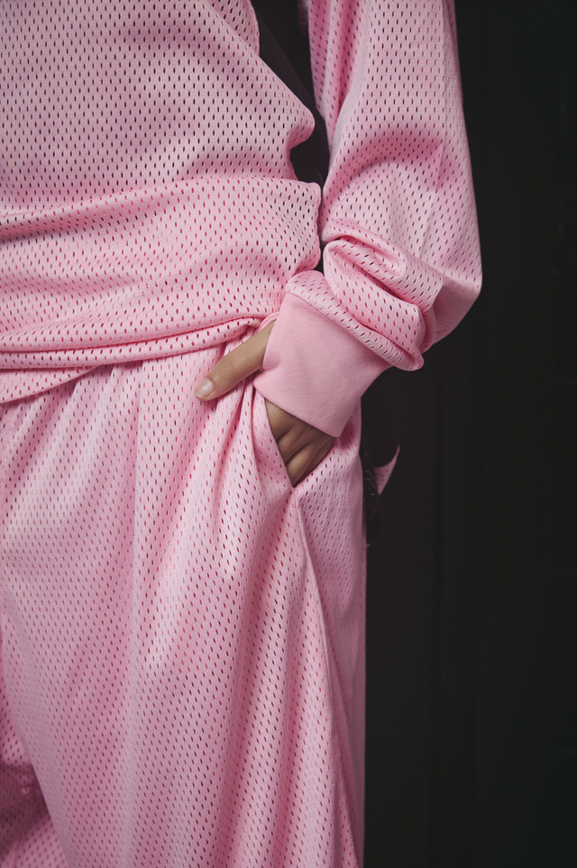 SABBI |  The 10 Mesh Top | Pink