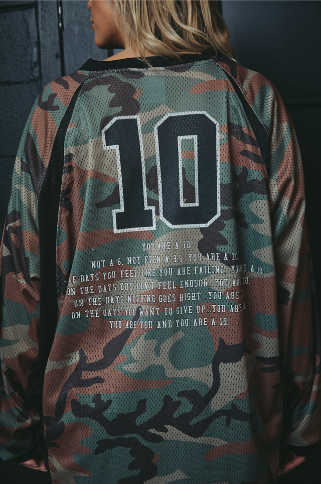 SABBI |  The 10 Mesh Top | Camo