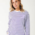 Logo Wave Stripe Longsleeve - Colourful Rebel - wonder & melon