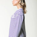 Logo Wave Stripe Longsleeve - Colourful Rebel - wonder & melon