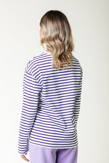 Logo Wave Stripe Longsleeve - Colourful Rebel - wonder & melon