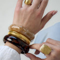 Luipaard bangle armband - wonder & melon - wonder & melon