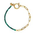 MADAM the label | Armband chain big malachiet goud - Madam the Label - wonder & melon