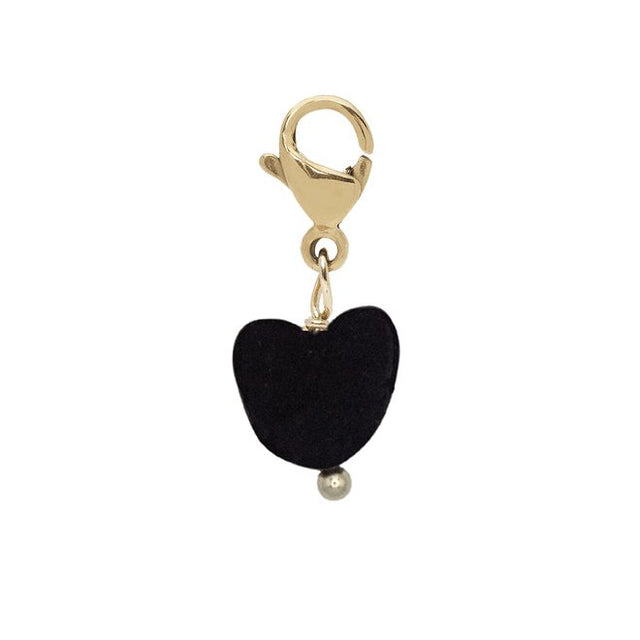 MADAM the label | Charm heart onyx goud - Madam the Label - wonder & melon