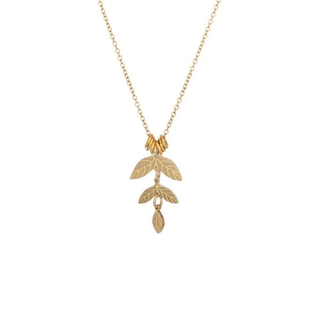 MADAM the label | Ketting big leaf kort goud - Madam the Label - wonder & melon