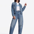 Malti broek | Denim Mid Blue - Fluresk - wonder & melon