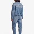 Malti broek | Denim Mid Blue - Fluresk - wonder & melon