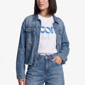 Mena jacket | Denim Mid Blue - Fluresk - wonder & melon