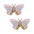 Mimi & Lula | Striped butterfly clips - Mimi & Lula - wonder & melon