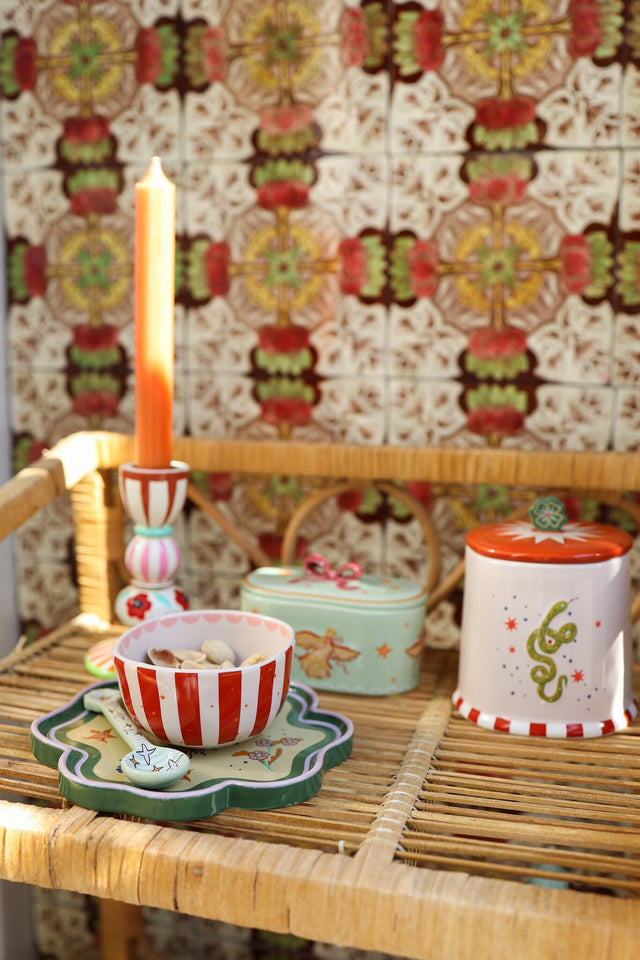 Mini Bakje | Vogel met Strik - All the luck in the world - wonder & melon