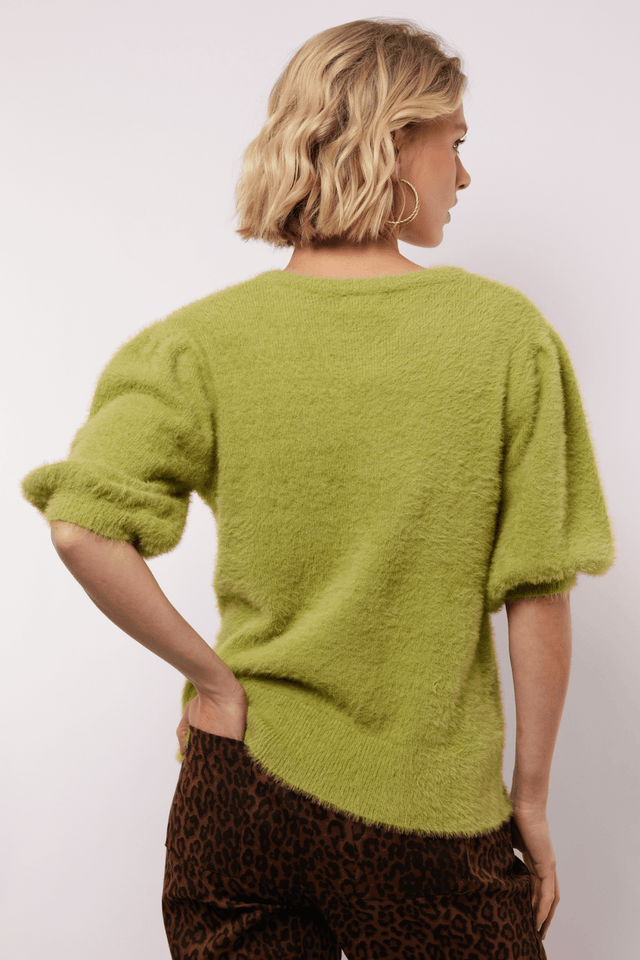 Moraine knit top | Palm| Fluresk - Fluresk - wonder & melon