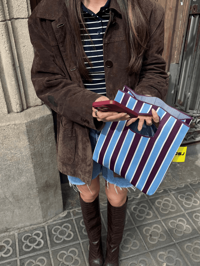 MOSJ Atelier | The Blueberry Bucket Bag - Mosj atelier - wonder & melon