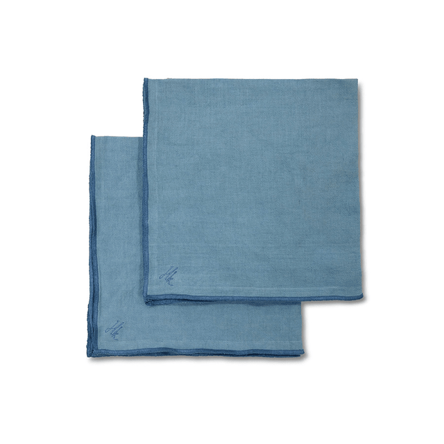 Napkins set van 2| Mist blue | HK Living - HKliving - wonder & melon
