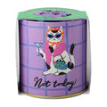 Paddywax Not Today sokken in blik met kat met cocktail