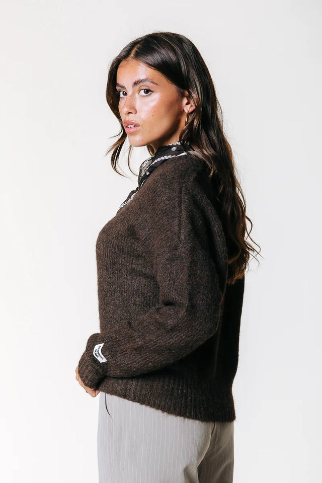 Olivia Crewneck Knitted Sweater | Colourful Rebel - Colourful Rebel - wonder & melon