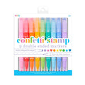 Ooly | Confetti Stamp Double Ended Markers - Ooly - wonder & melon