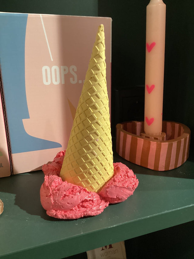 OOPS | licht Roze | ijsje | Groot - Tiskolderstudio - wonder & melon