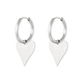 Oorbel Basic Heart | Zilver - wonder & melon - wonder & melon