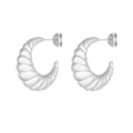 Oorbel Croissant | Zilver - wonder & melon - wonder & melon