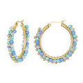 Oorbel kralen party | Blue - wonder & melon - wonder & melon