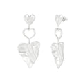 Oorbellen met hartjes hangers - wonder & melon - wonder & melon