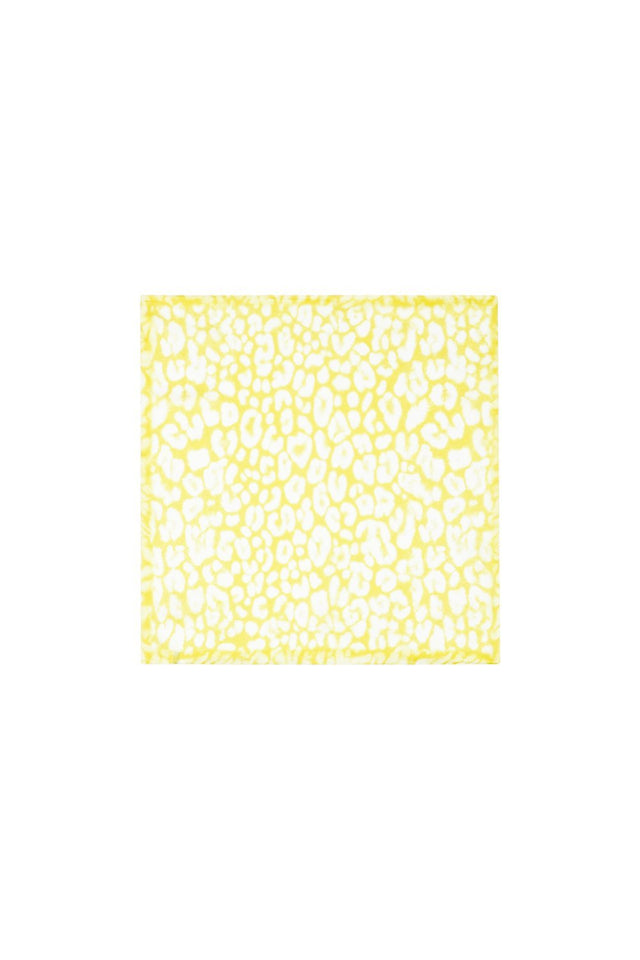Panterprint sjaaltje | Geel - wonder & melon - wonder & melon