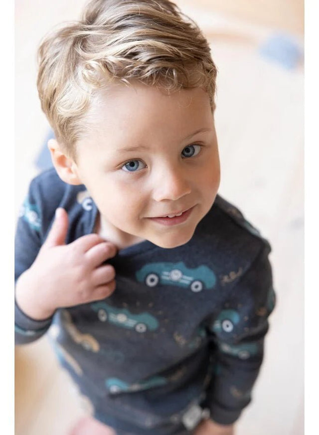 Pyjama Winter Premium | Antraciet Melange | Feetje - Feetje - wonder & melon