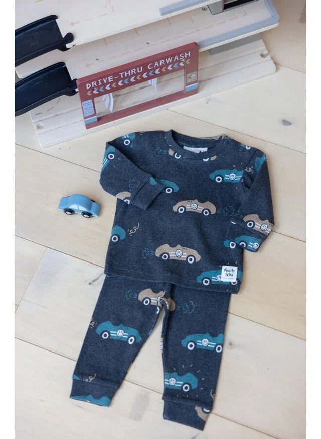 Pyjama Winter Premium | Antraciet Melange | Feetje - Feetje - wonder & melon