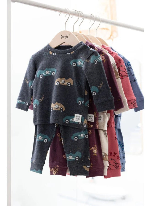Pyjama Winter Premium | Antraciet Melange | Feetje - Feetje - wonder & melon