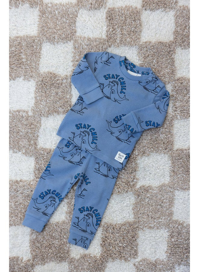 Pyjama Winter Premium | Blauw | Feetje - Feetje - wonder & melon